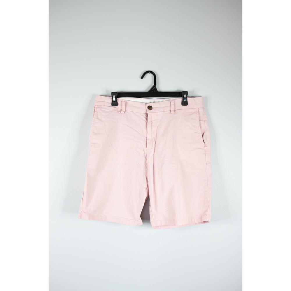 Old Navy Ultimate Slim Shorts Mens 33 Pink Excellent Built-In‎ Flex Chino